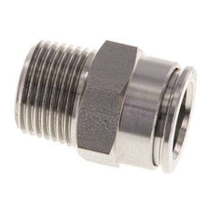 12mm x R3/8'' Push-in Fitting with Male Threads Stainless Steel FKM