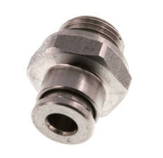 4mm x G1/8'' Push-in Fitting with Male Threads Stainless Steel FKM