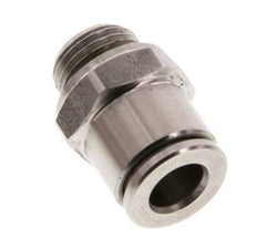 6mm x G1/8'' Push-in Fitting with Male Threads Stainless Steel FKM