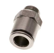 8mm x G1/8'' Push-in Fitting with Male Threads Stainless Steel FKM