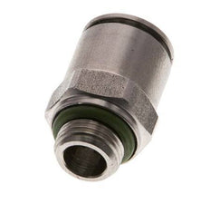 8mm x G1/8'' Push-in Fitting with Male Threads Stainless Steel FKM