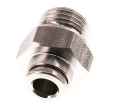 6mm x G1/4'' Push-in Fitting with Male Threads Stainless Steel FKM