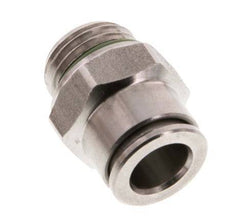 8mm x G1/4'' Push-in Fitting with Male Threads Stainless Steel FKM