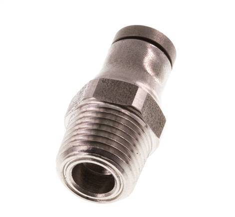 4mm x 1/8'' NPT Push-in Fitting with Male Threads Stainless Steel FKM