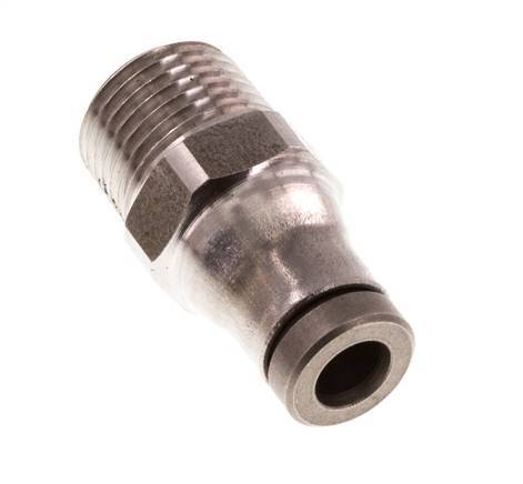 4mm x 1/8'' NPT Push-in Fitting with Male Threads Stainless Steel FKM