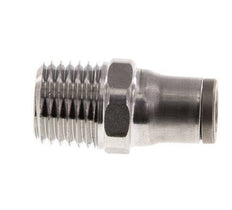 6mm x 1/4'' NPT Push-in Fitting with Male Threads Stainless Steel FKM