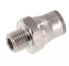 12mm x 1/4'' NPT Push-in Fitting with Male Threads Stainless Steel FKM