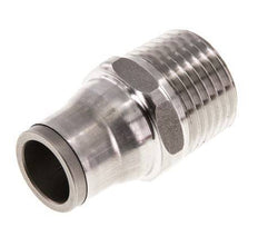 12mm x 1/2'' NPT Push-in Fitting with Male Threads Stainless Steel FKM
