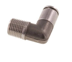4mm x R1/8'' 90deg Elbow Push-in Fitting with Male Threads Stainless Steel FKM