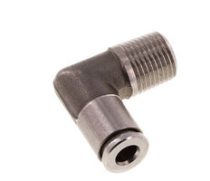 4mm x R1/8'' 90deg Elbow Push-in Fitting with Male Threads Stainless Steel FKM