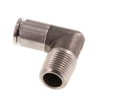 4mm x R1/8'' 90deg Elbow Push-in Fitting with Male Threads Stainless Steel FKM