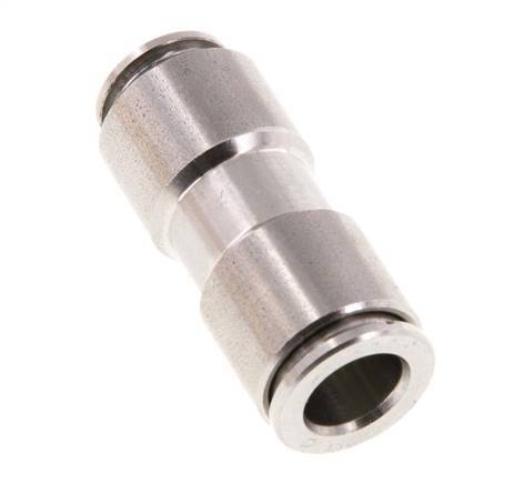 6mm x 8mm Push-in Fitting Stainless Steel FKM