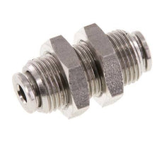 4mm Push-in Fitting Stainless Steel FKM Bulkhead