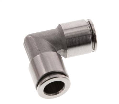 8mm 90deg Elbow Push-in Fitting Stainless Steel FKM