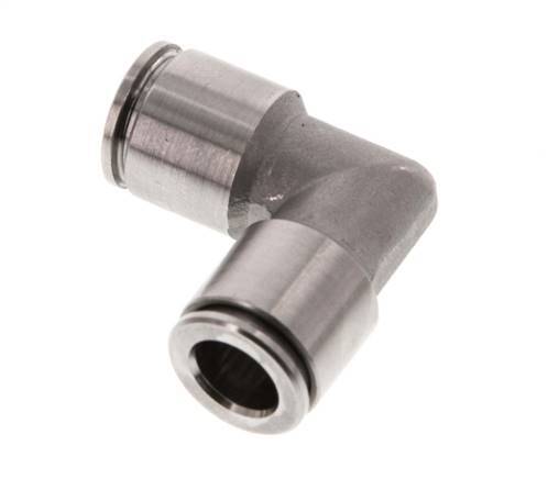 8mm 90deg Elbow Push-in Fitting Stainless Steel FKM
