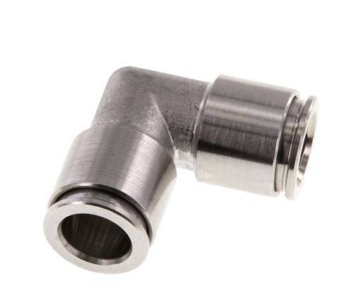 10mm 90deg Elbow Push-in Fitting Stainless Steel FKM
