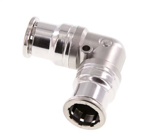 16mm 90deg Elbow Push-in Fitting Stainless Steel FKM
