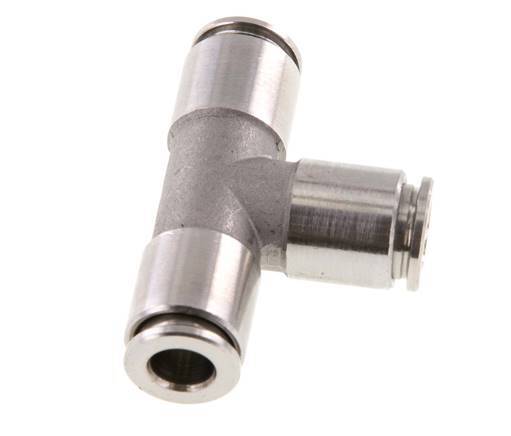 6mm Tee Push-in Fitting Stainless Steel FKM