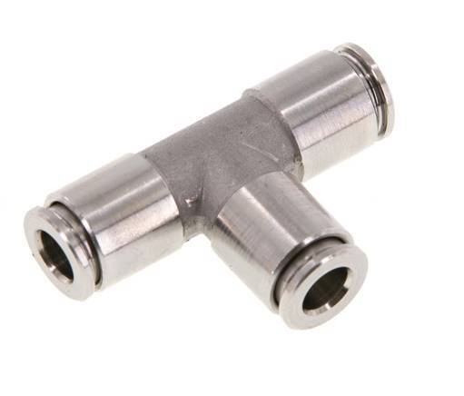 6mm Tee Push-in Fitting Stainless Steel FKM
