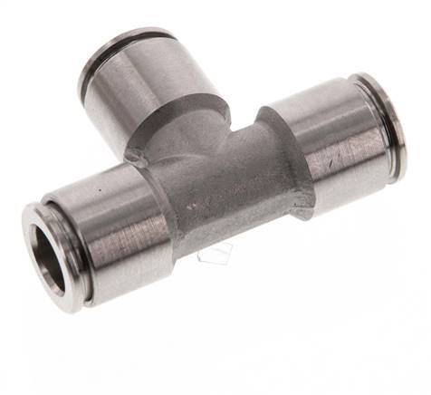 8mm Tee Push-in Fitting Stainless Steel FKM