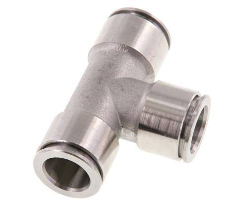 12mm Tee Push-in Fitting Stainless Steel FKM