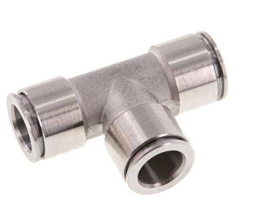 12mm Tee Push-in Fitting Stainless Steel FKM