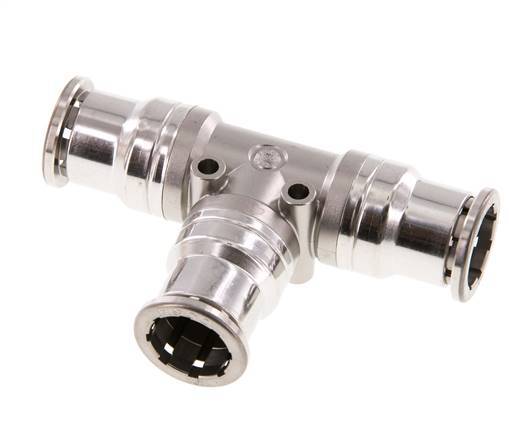 16mm Tee Push-in Fitting Stainless Steel FKM