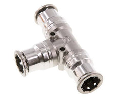 16mm Tee Push-in Fitting Stainless Steel FKM