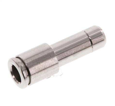 6mm x 8mm Push-in Fitting with Plug-in Stainless Steel FKM