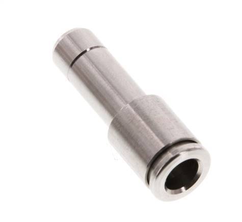 6mm x 8mm Push-in Fitting with Plug-in Stainless Steel FKM