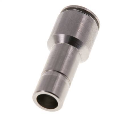 8mm x 10mm Push-in Fitting with Plug-in Stainless Steel FKM
