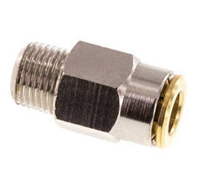 6mm x R1/8'' Push-in Fitting with Male Threads Brass NBRHigh Pressure [2 Pieces]