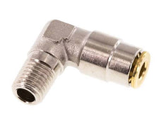 4mm x M 8 x 1 (conical) 90deg Elbow Push-in Fitting with Male Threads Brass NBRHigh Pressure [2 Pieces]