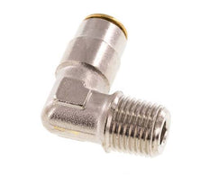 4mm x M 10 x 1 (conical) 90deg Elbow Push-in Fitting with Male Threads Brass NBRHigh Pressure [2 Pieces]