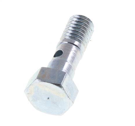 1-way zinc plated Steel Banjo Bolt with M5 Male Threads L16.2mm [5 Pieces]