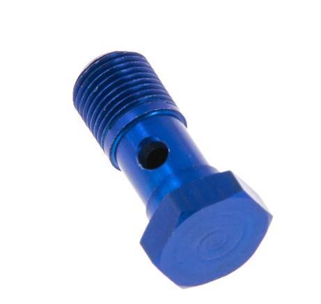 1-way Aluminum Banjo Bolt with G1/8'' Male Threads L23mm [5 Pieces]