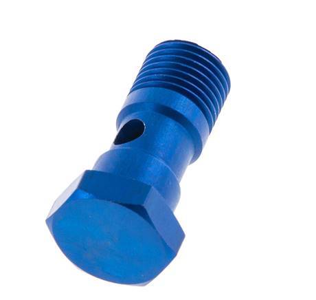 1-way Aluminum Banjo Bolt with G1/4'' Male Threads L30mm [2 Pieces]