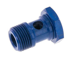 1-way Aluminum Banjo Bolt with G3/8'' Male Threads L25mm [2 Pieces]