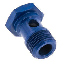 1-way Aluminum Banjo Bolt with G3/8'' Male Threads L25mm [2 Pieces]