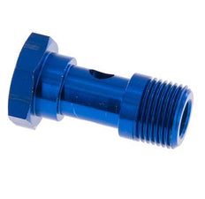 1-way Aluminum Banjo Bolt with G3/8'' Male Threads L37mm [2 Pieces]