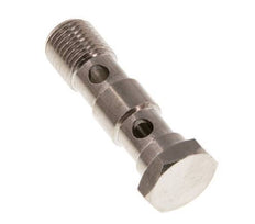 2-way nickel-plated Brass Banjo Bolt with G1/4'' Male Threads L46mm [2 Pieces]