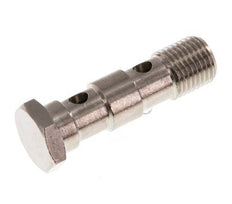 2-way nickel-plated Brass Banjo Bolt with G1/4'' Male Threads L46mm [2 Pieces]