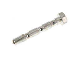 3-way zinc plated Steel Banjo Bolt with M5 Male Threads L36mm