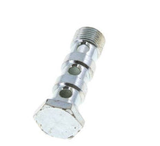 3-way zinc plated Steel Banjo Bolt with G3/8'' Male Threads L57mm