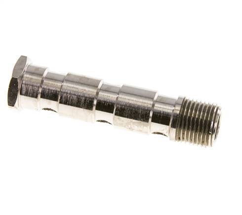 3-way nickel-plated Brass Banjo Bolt with G1/2'' Male Threads L89mm