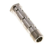 3-way nickel-plated Brass Banjo Bolt with G1/2'' Male Threads L89mm