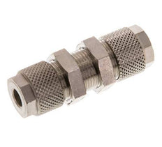 10x8 & 6x4 Nickel plated Brass Straight Push-on Fitting Bulkhead