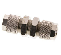 10x8 & 8x6 Nickel plated Brass Straight Push-on Fitting Bulkhead