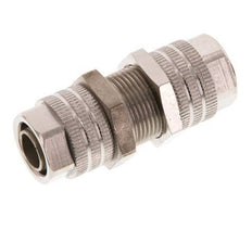 11.6x9 Nickel plated Brass Straight Push-on Fitting Bulkhead