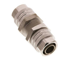 11.6x9 Nickel plated Brass Straight Push-on Fitting Bulkhead